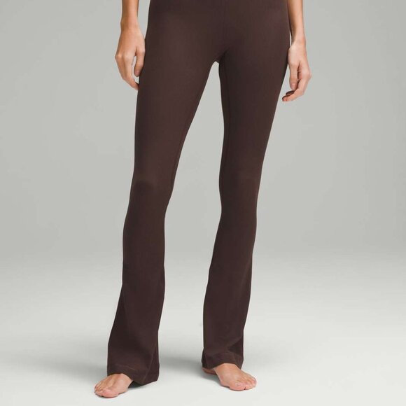 Lululemon Align Ribbed Mini-Flared Yoga Pant 25" Espresso - Picture 2 of 7